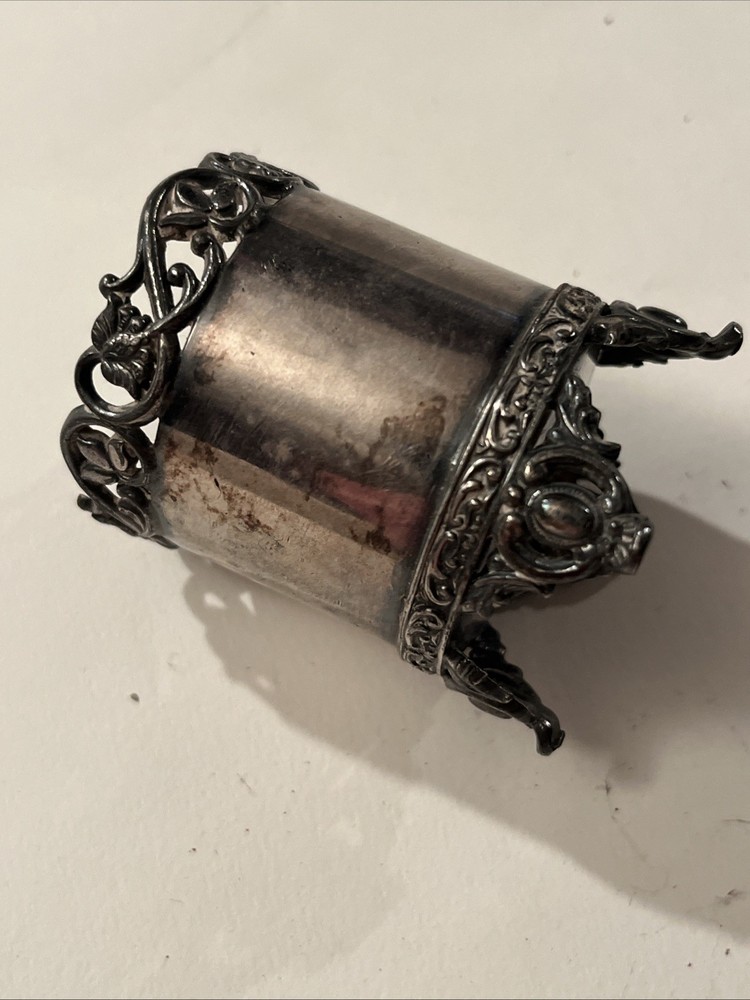 Victorian antique silverplate toothpick holder by E. G. Webster & Son