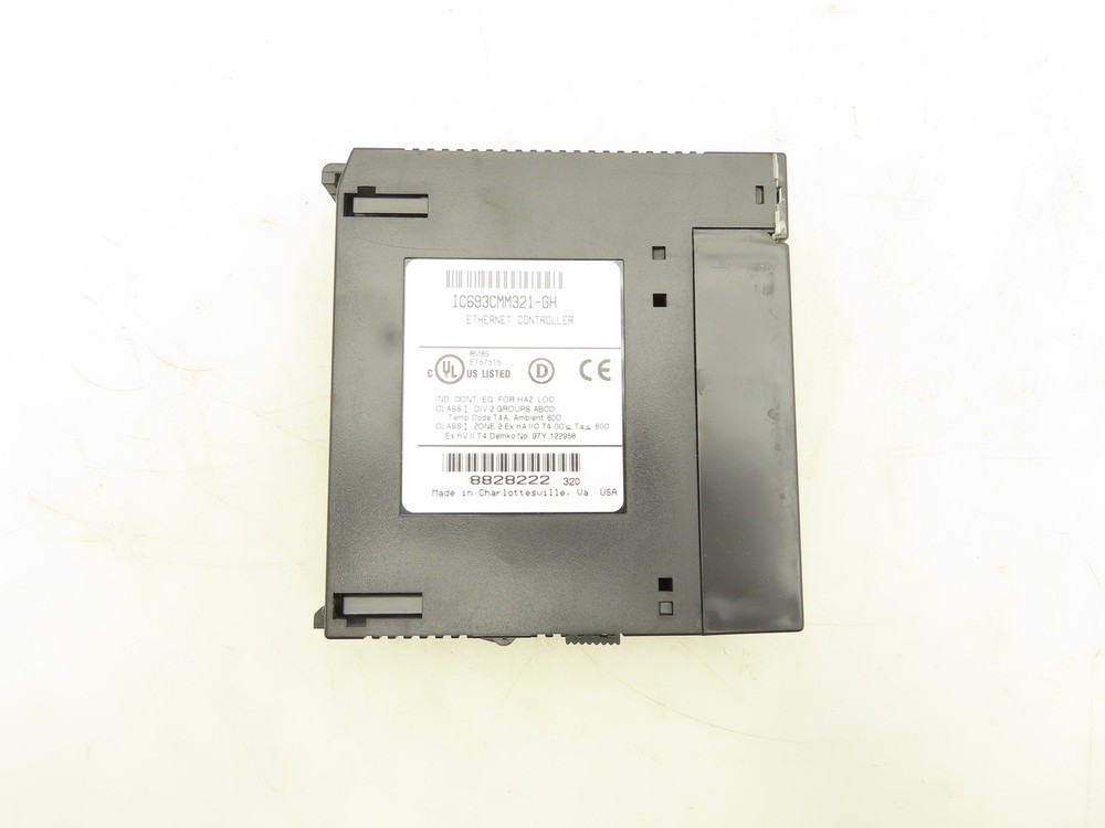 GE Fanuc IC693CMM321-GH PLC Ethernet Controller Module CMM321 Interface