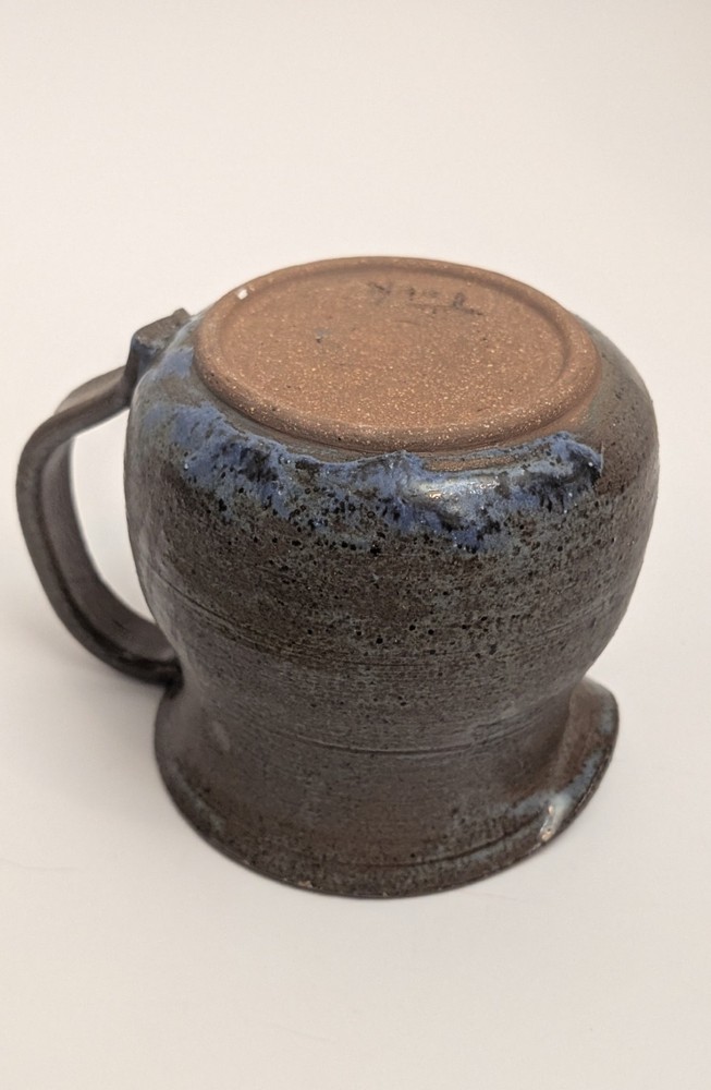 Small Brown Artisan Ceramic Pitcher