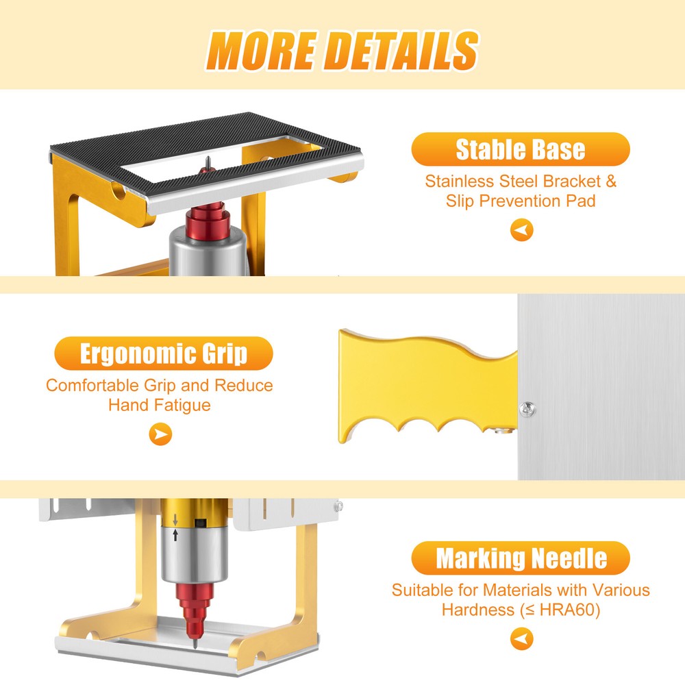 Portable Dot Peen Marking Machine Metal VIN Code Engraving Printer Touch Screen