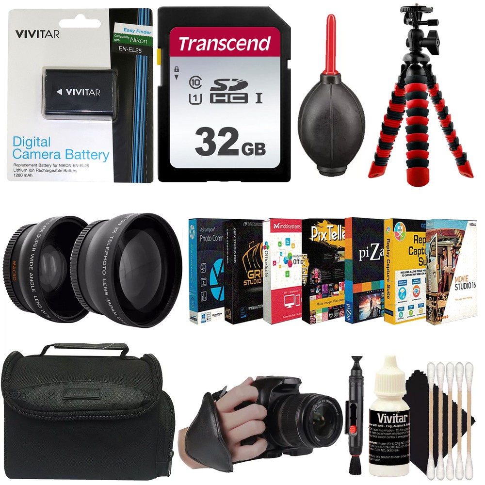 Complete Accessory Bundle for Nikon Z30 Z50 Zfc Mirrorless Camera