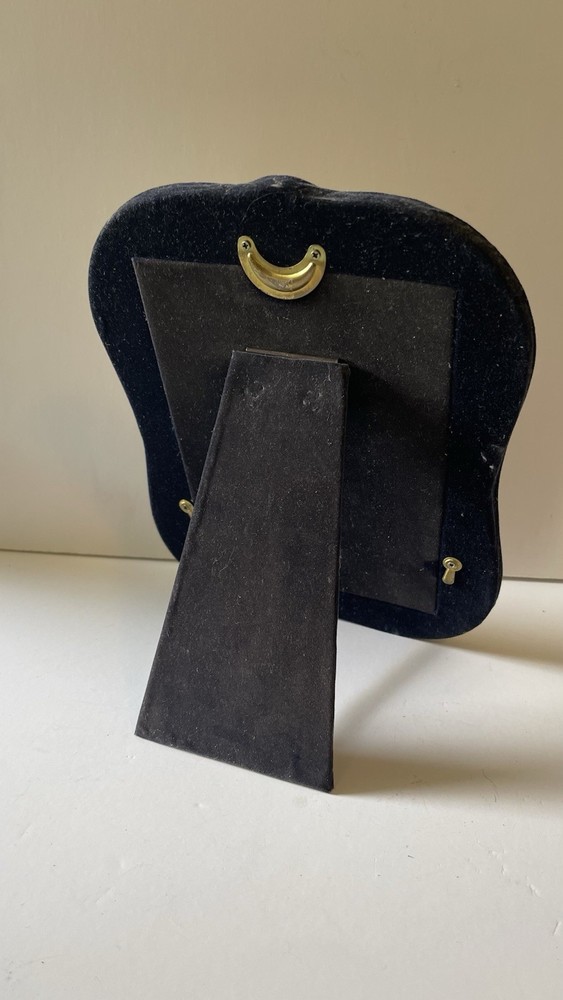 Vintage Hammered Silverplate 5x7 Photo Frame
