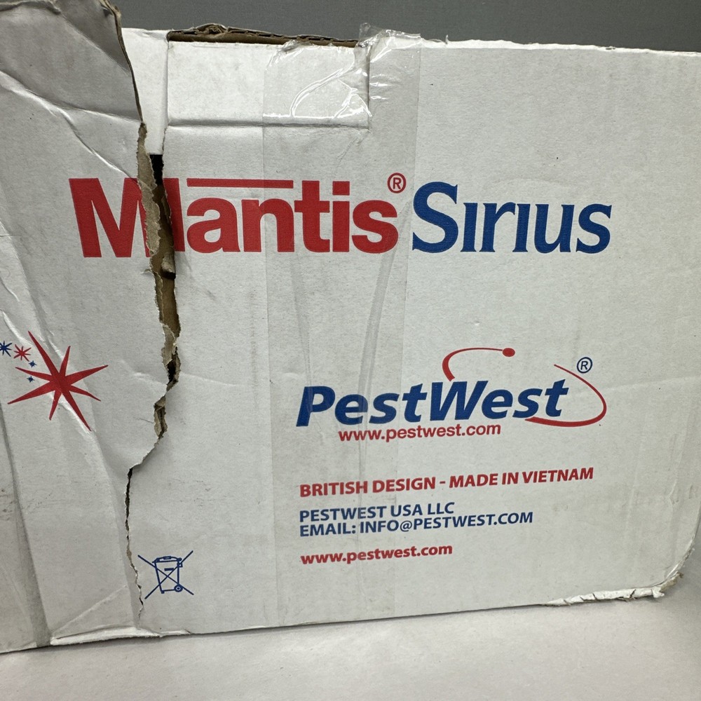 PestWest Mantis Sirius Insect Light Trap Bug Lamp Open Box Unused