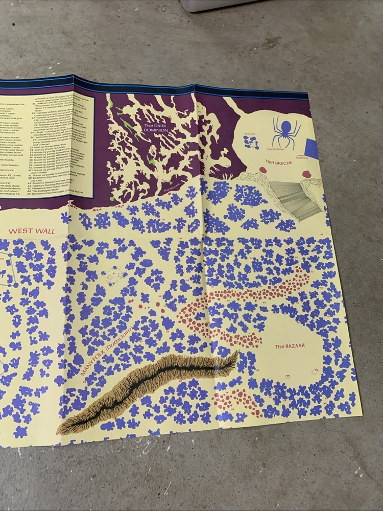 Dungeons & Dragons Menzoberranzan Map Forgotten Realms Setting