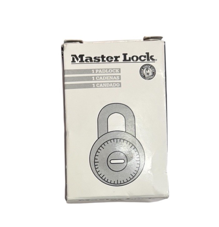 Master Lock Combination Padlock Dial Padlock Silver SHIPS FREE VOLUME DISCOUNT