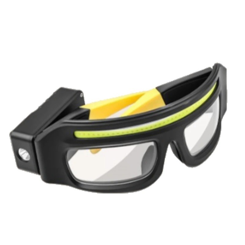 Rechargeable LED Glasses Headlight Glasses with Motion Sensor & Touch Control 5