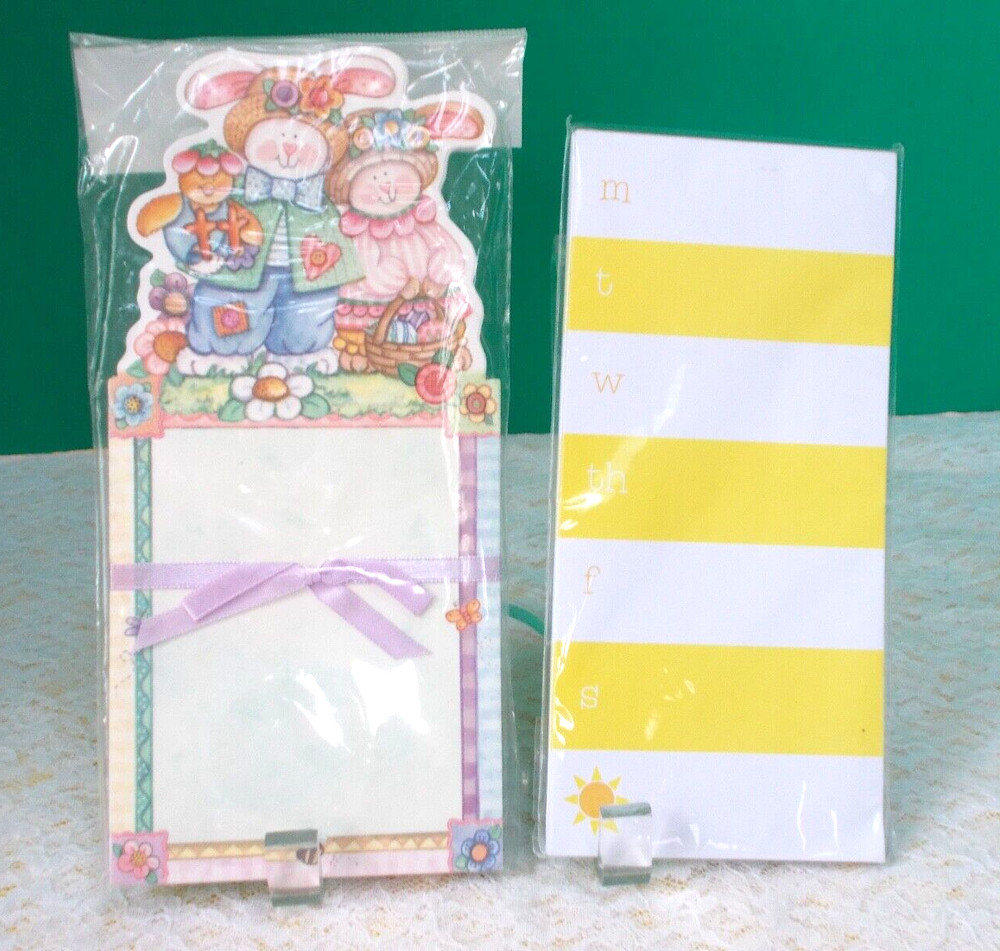 New! Sealed! Cute! Martin Designs"Springtime Notes" & Note/List Pad