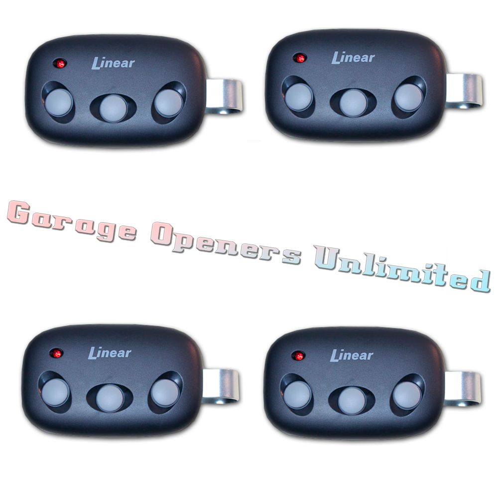 Mega Code / Linear MCT-3 (DNT00089) 3-Channel Remote Transmitter - 4 Pack