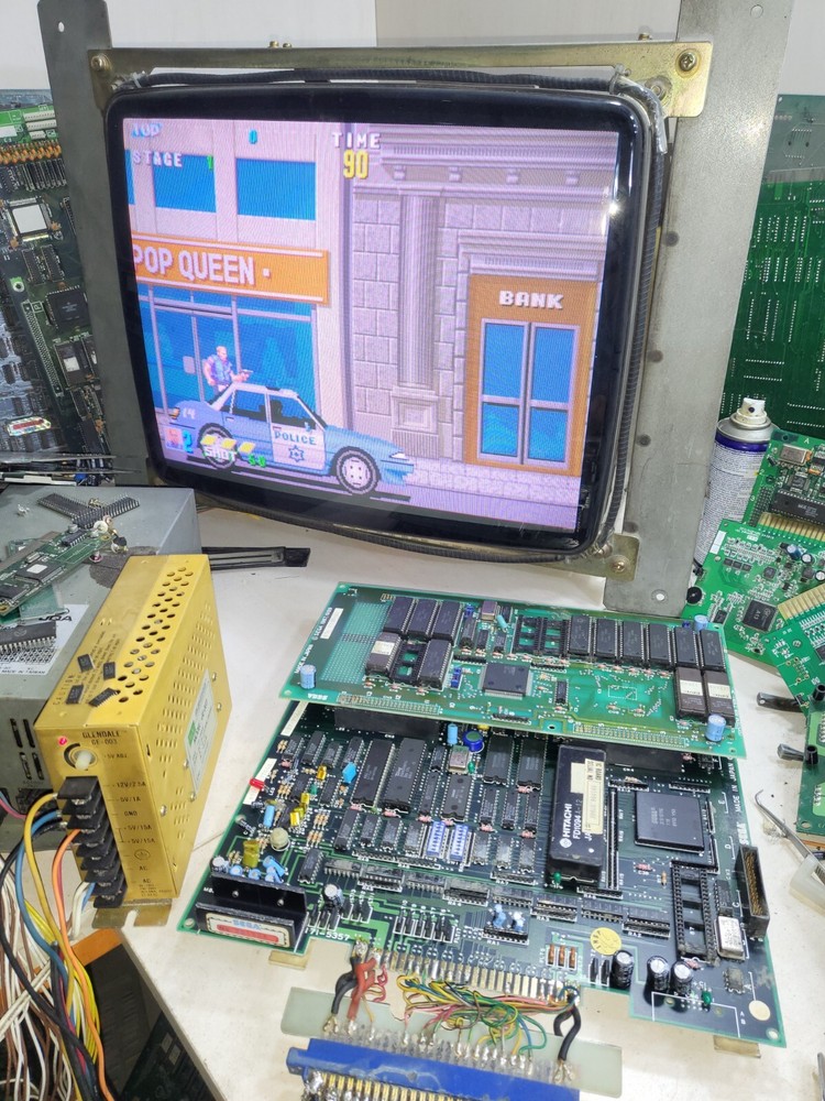 Original Sega E-Swat Arcade PCB Board Tested Working 100%