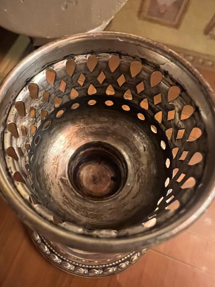 LA PIERRE Sterling Silver Candle Light Holder 278 Grams