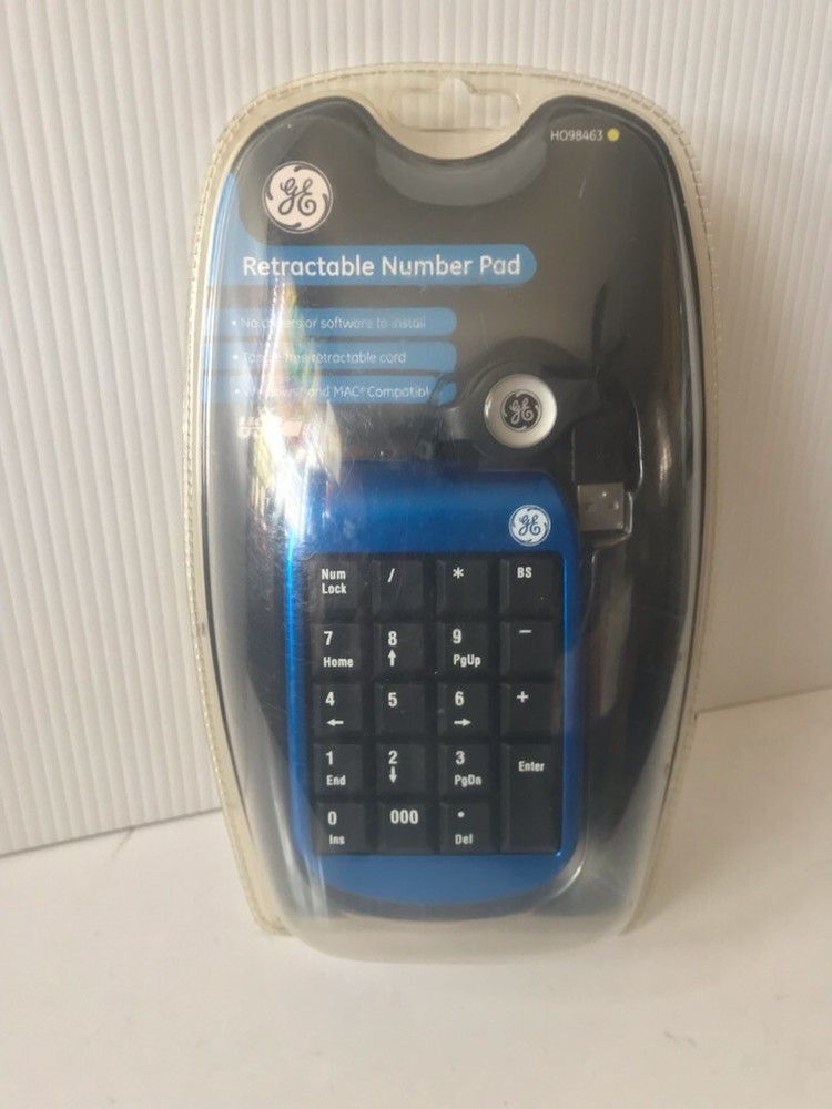 GE Retractable Number Pad