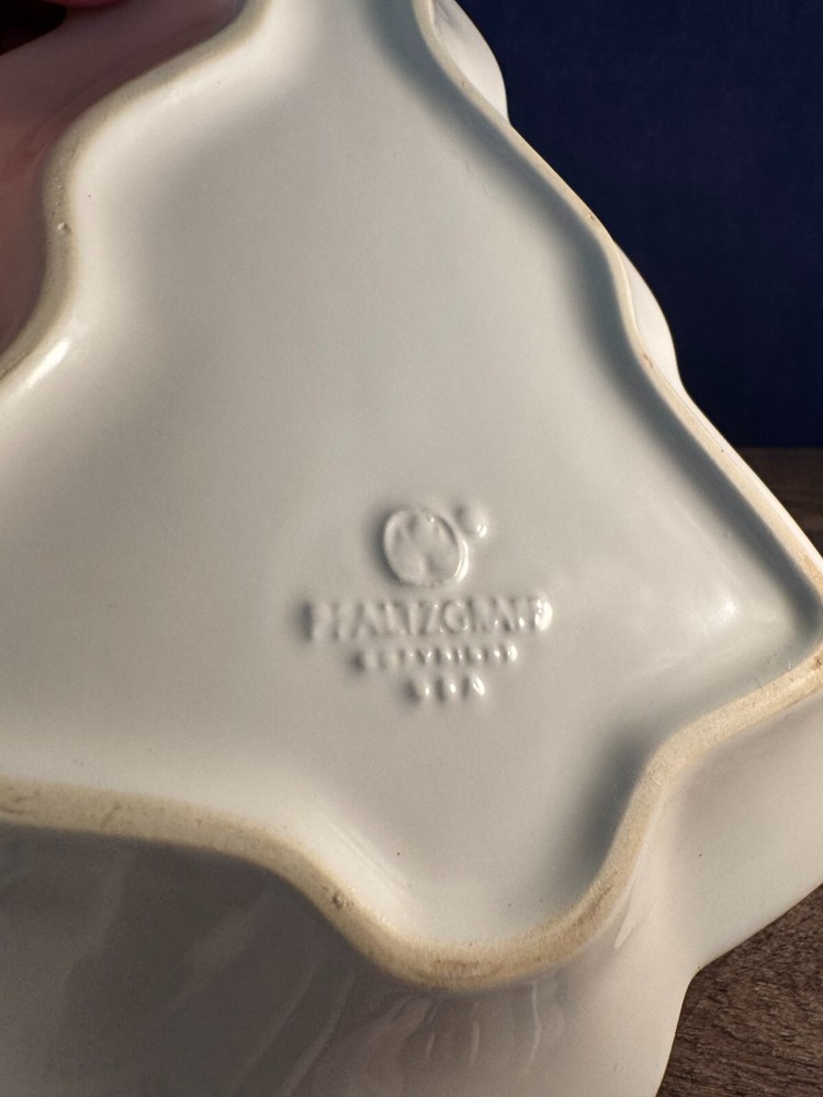 Pfaltzgraff Tree Holiday Plate White 8" x 10.5"
