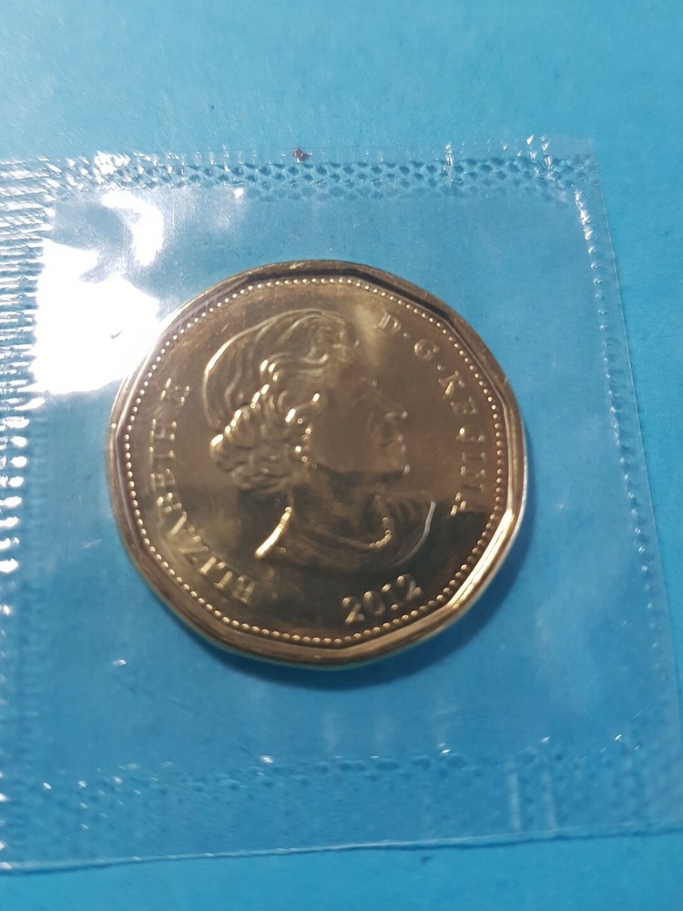 2012 Canada $1 Lucky Loonie Mint Sealed Cello Packaging
