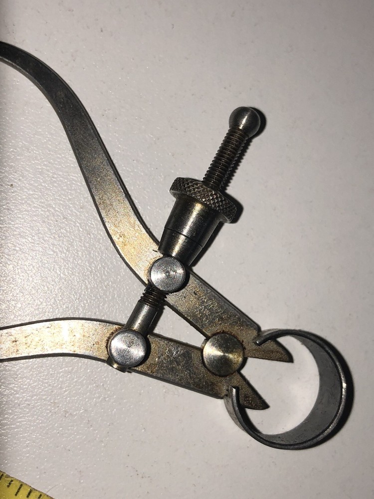 Lufkin Toolmakers Outside Calipers NOS Spring Style Machinist Tool Mini Size