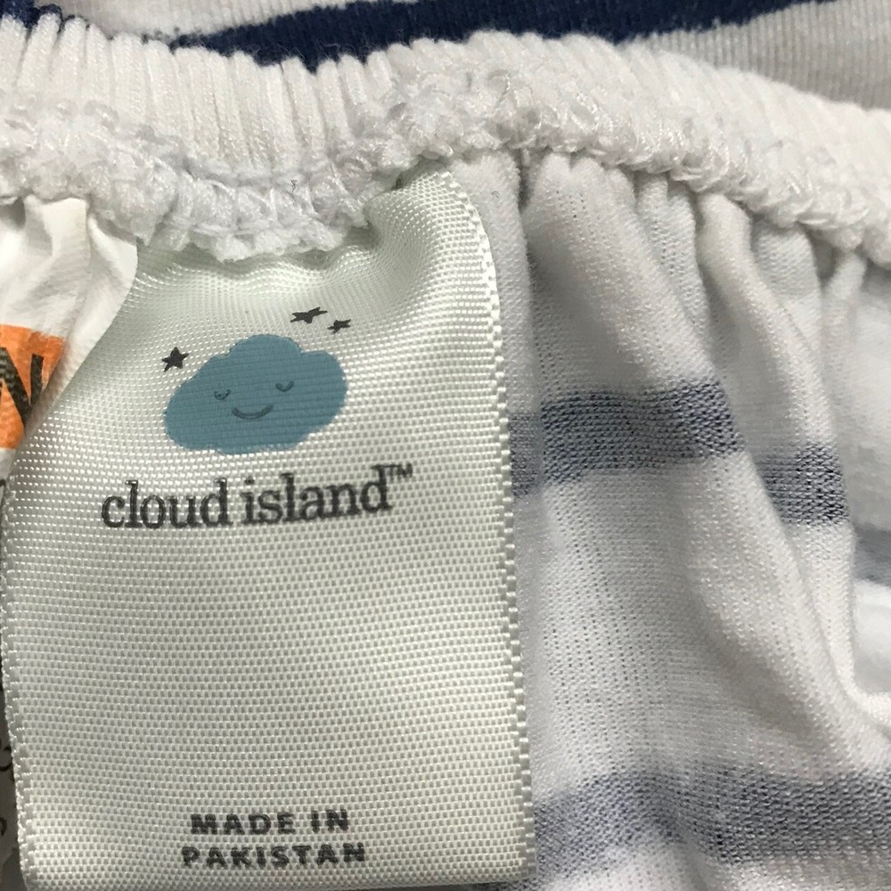 Target Cloud Island Stars Stripes Jersey Fitted Crib Sheets EUC