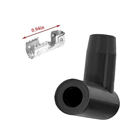 DSkoiph 8 PACK Spark Plug Boot HEI Distributor and Coil Boot 90 Degree Spark Plu