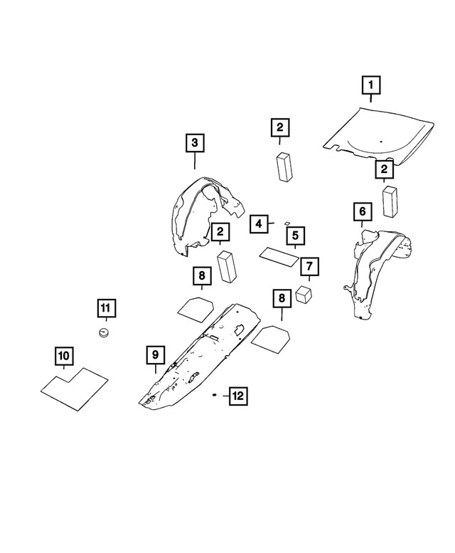 Genuine Mopar Foam 68308742aa