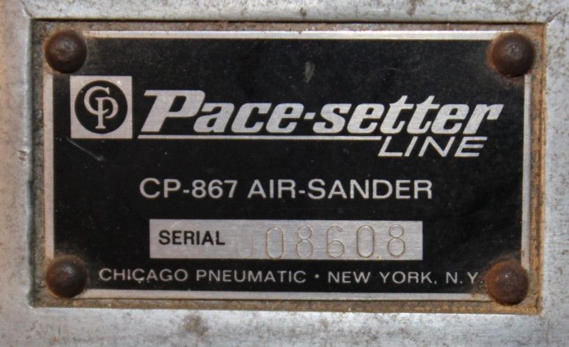 Air Sander CP Pace-Setter Line CP 867 - As Is Untested