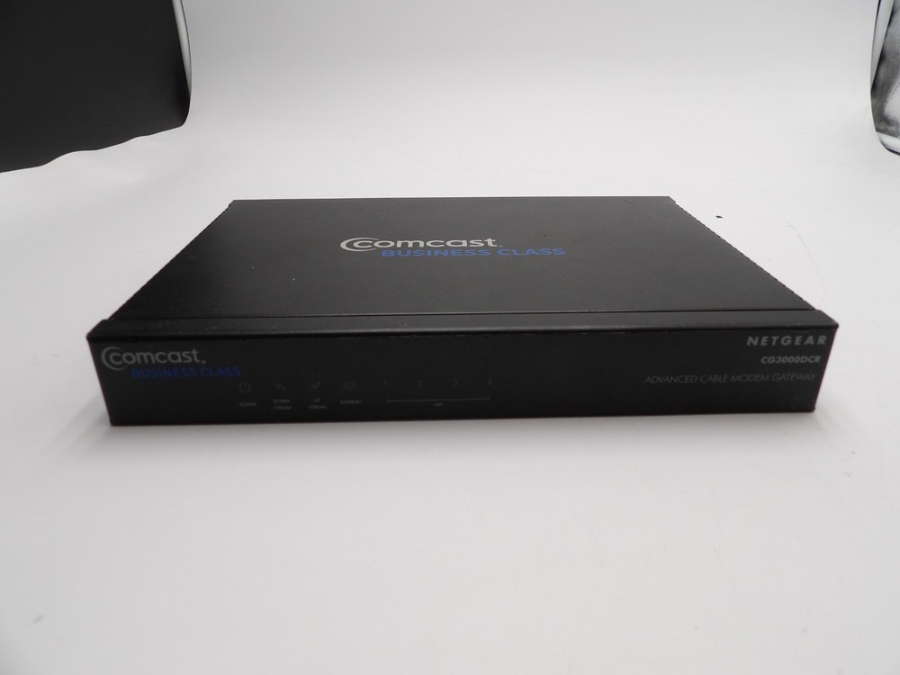 Netgear Comcast Advanced Cable Modem Gateway CG3000DCR Business Class Device