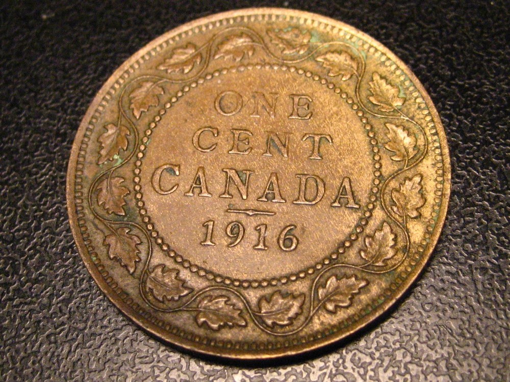 1916 Canadian Large Cent #2