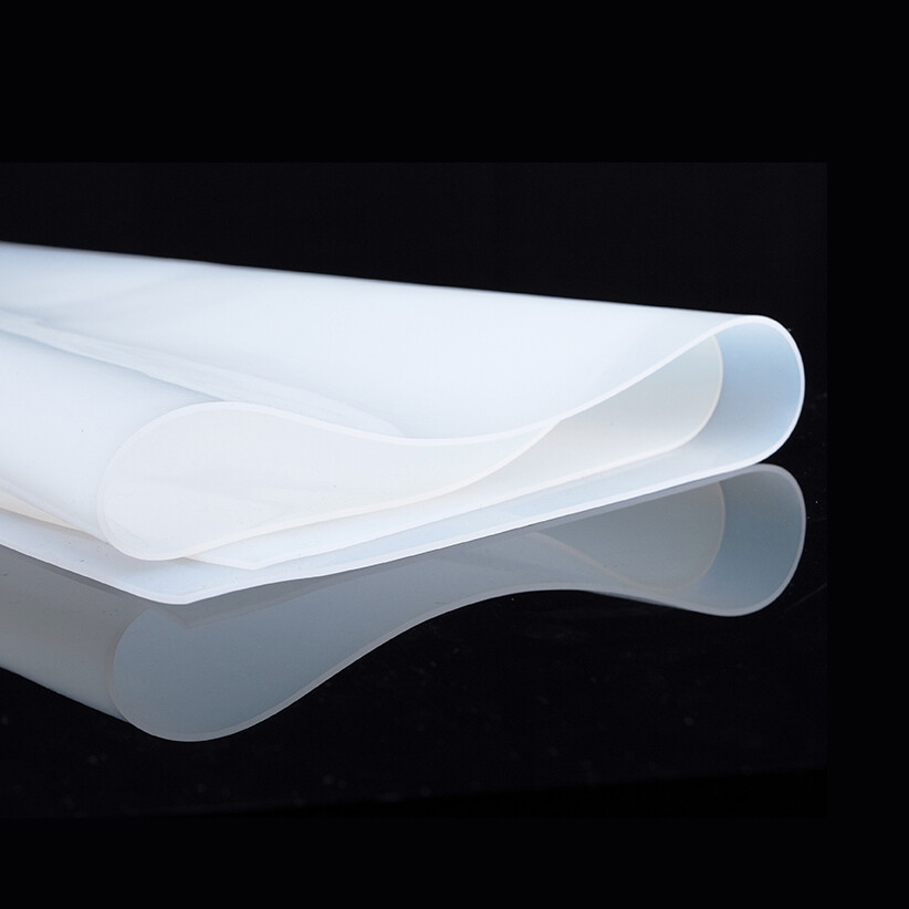 Solid Silicone Rubber Sheet Clear White 0.5mm 1mm 2mm-20mm Thick Various Sizes