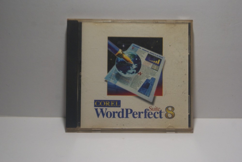 Corel Wordperfect 8 1997 Office Collectible Software