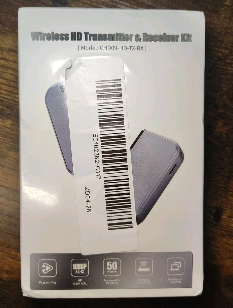 Wireless HD Transmitter & Receiver Kit CHD09-HD-TX-RX