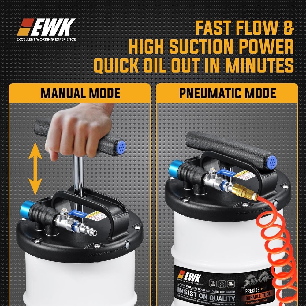 Versatile Oil Change Pump: Dual-Mode Fluid Extractor Tool for Efficient DIY
