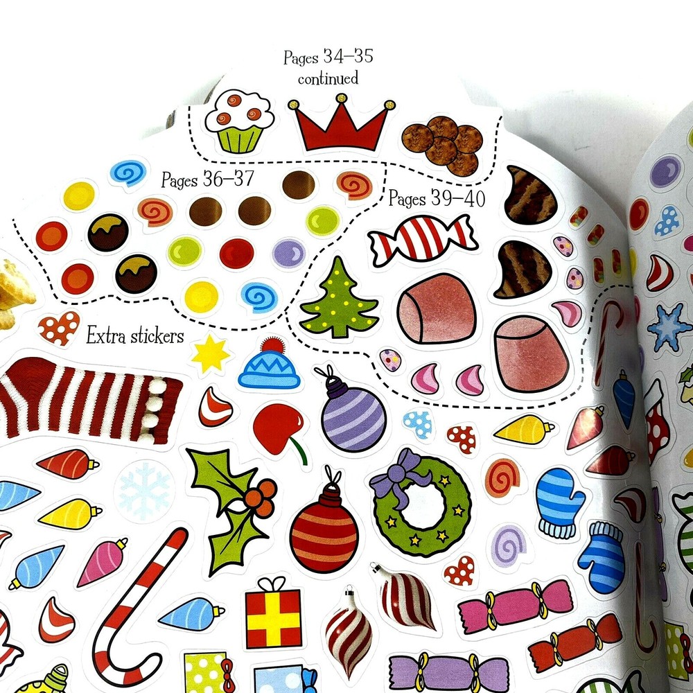 1000 Christmas Stickers Activity Book - NEW