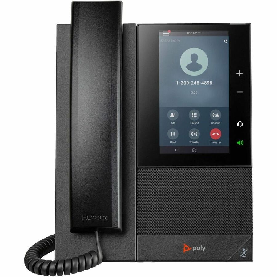Hewlett Packard 82Z82AA Poly CCX 505 IP Phone Black