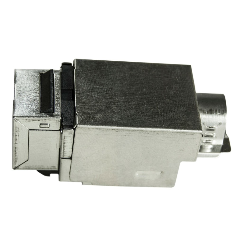 100 Pack Shielded CAT5e Keystone RJ45 Ethernet Network Tool-Less Snap-In Jack