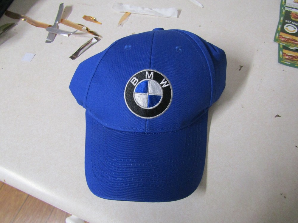 BASEBALL STYLE CAP HAT BEAMER BLUE WITH BLACK LOGO
