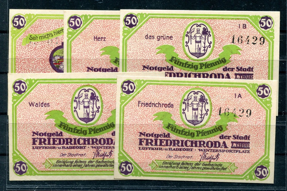 Friedrichroda 5 Bills z422