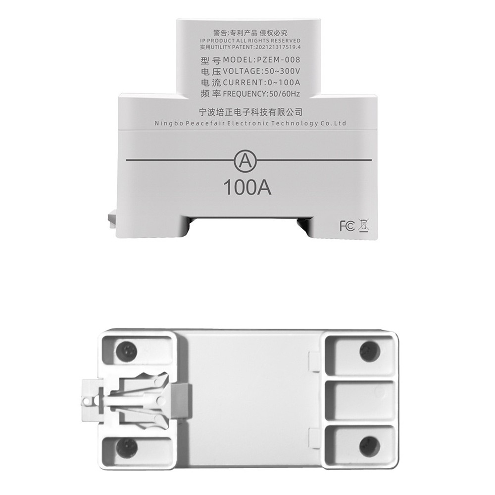 Din Rail Meter Electronic KWh Meter Wattmeter Multi Digital Amp7355