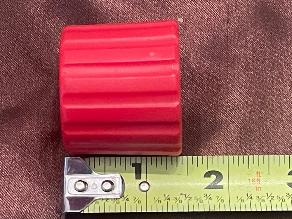 Taprite CO2 Regulator Bonnet Replacement Cap Red