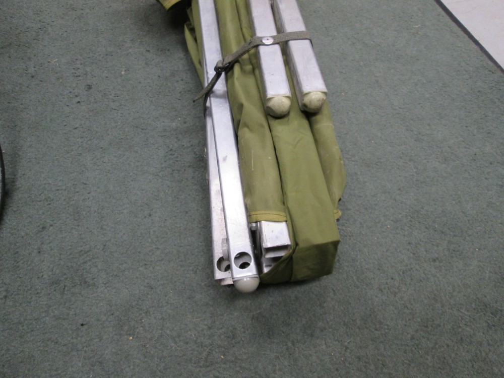 US MILITARY HEAVY DUTY FOLDING COT ~USED~
