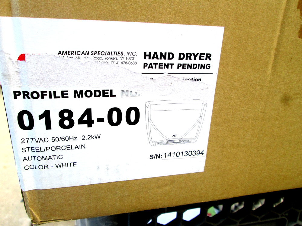 ASI - Hand Dryer 0184-00