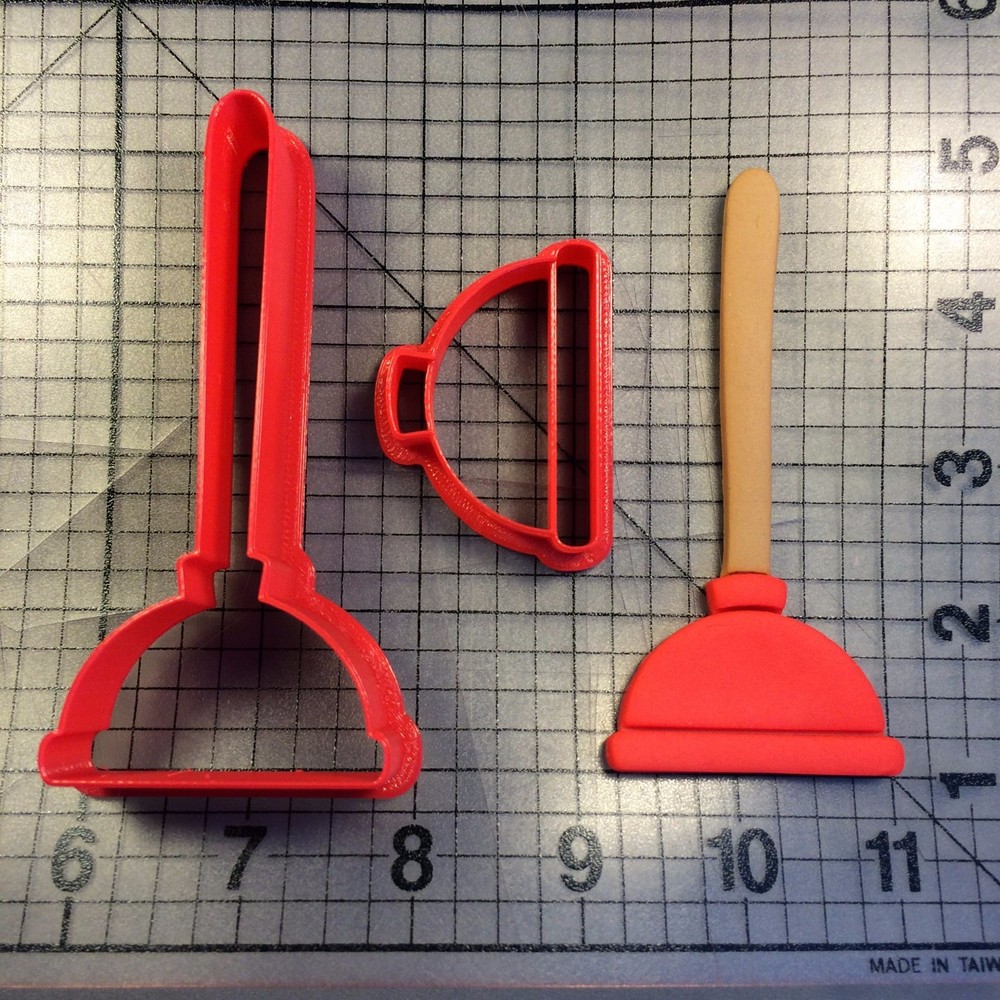 Toilet Plunger 101 Cookie Cutter Set