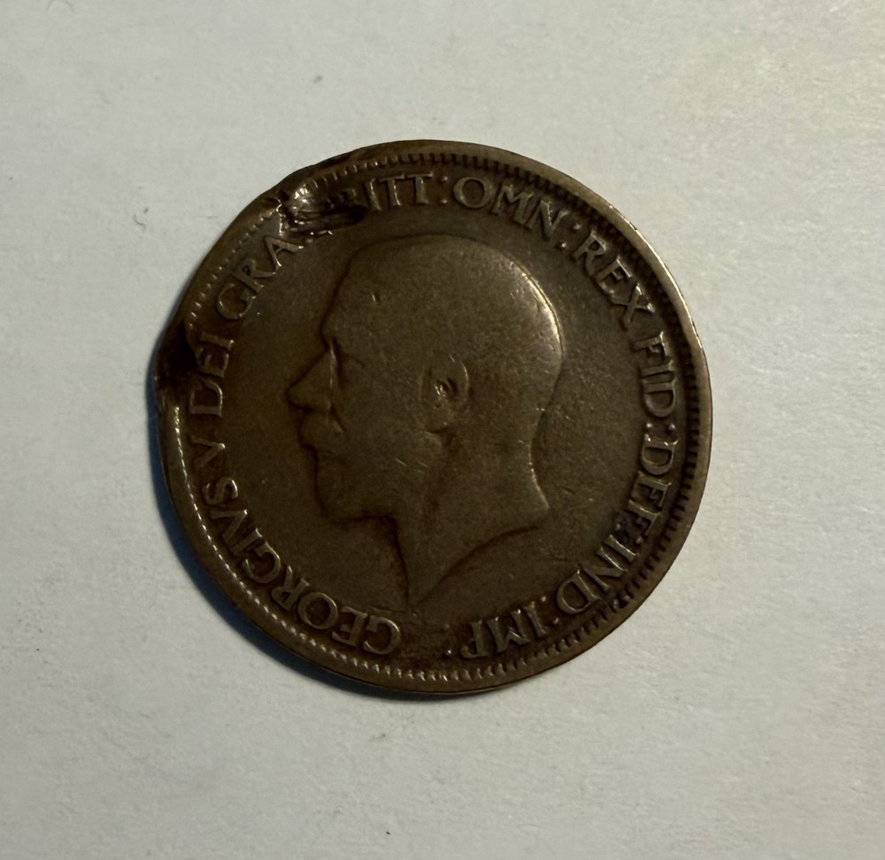 1928 United Kingdom Great Britain Half Penny