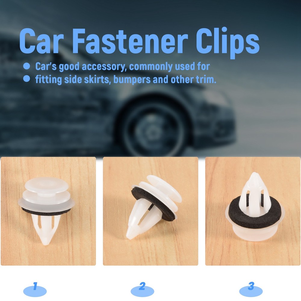 100Pcs 51418224768 Plastic Rivets Clip for- E46 E53 E90 E91 E70 Door Panel7627