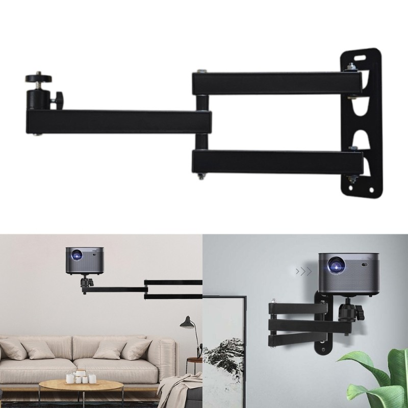 Foldable Projector Wall Mount Adjustable Wall Projector Mount Projector Stand