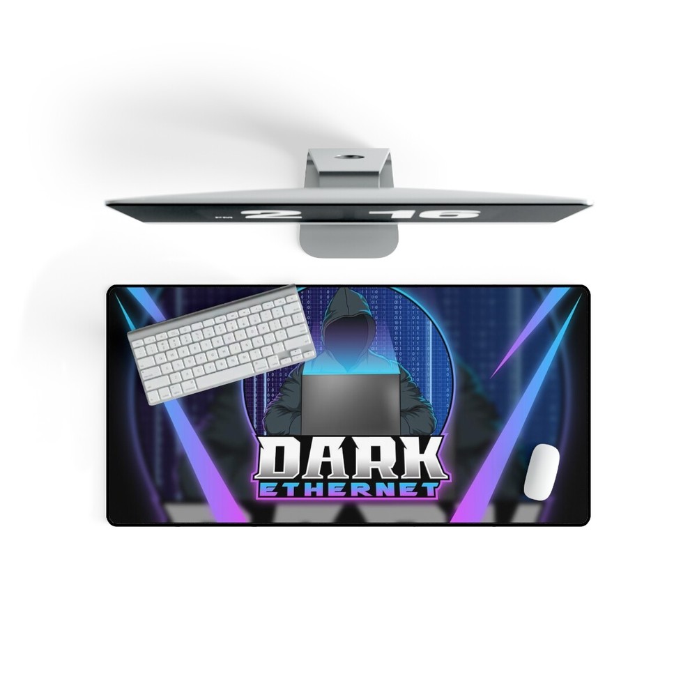 DARK ETHERNET Desk Mat