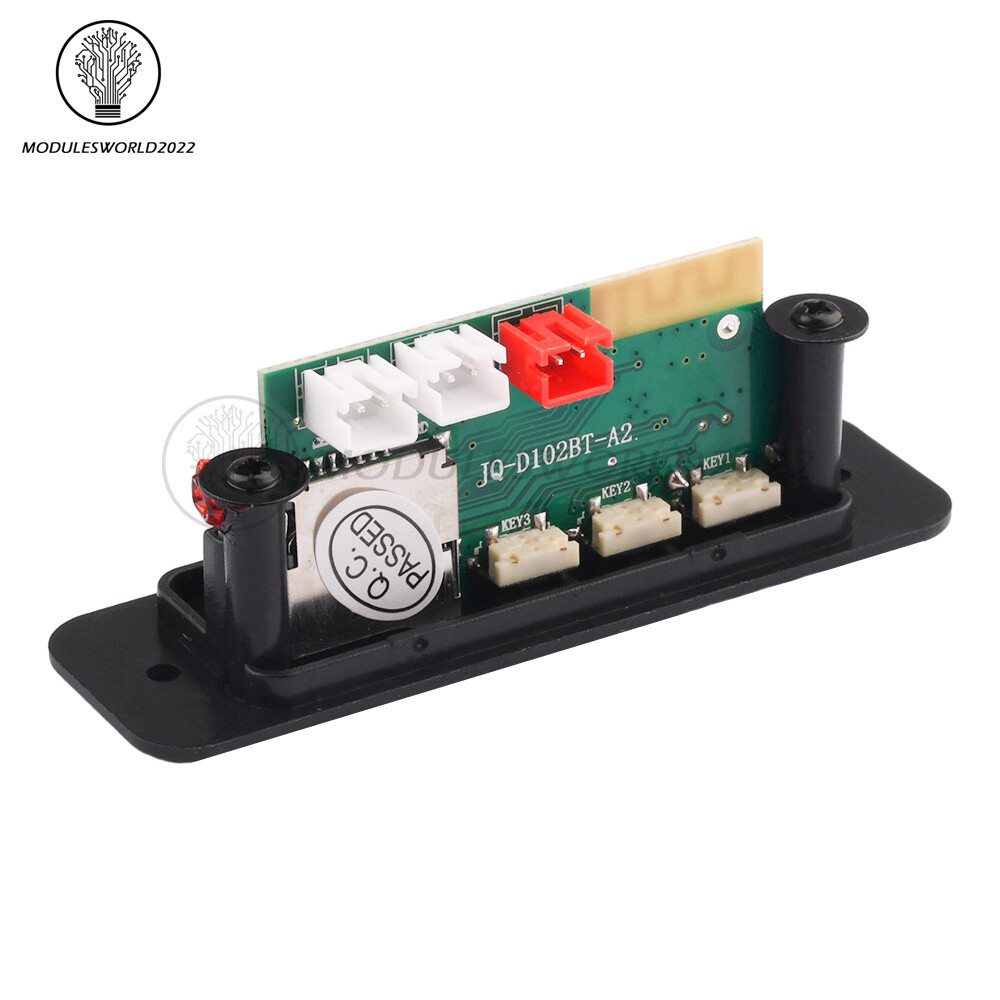 DC5V Bluetooth MP3 Player Decoder Board 2*3W Car Audio Amplifier Module FM Radio