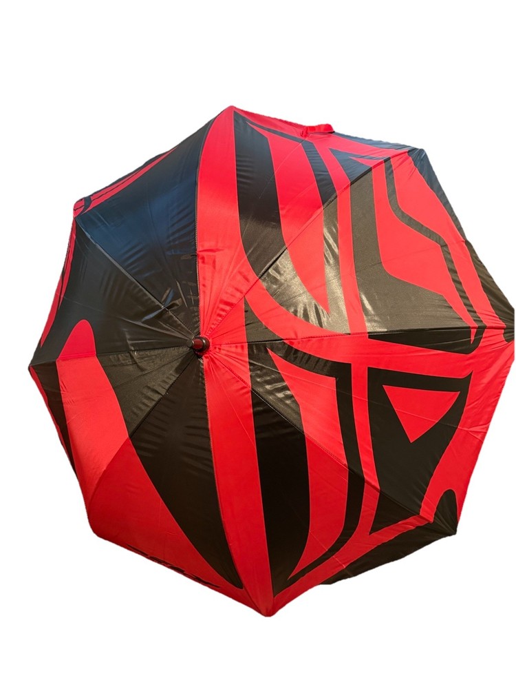 Red and Black Fly Racing Large Umbrella