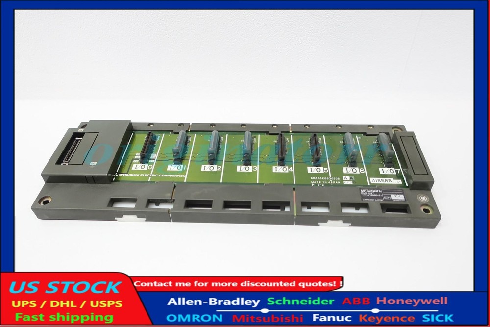 Mitsubishi A1S58B-S1 Base Unit Module 7 I/o