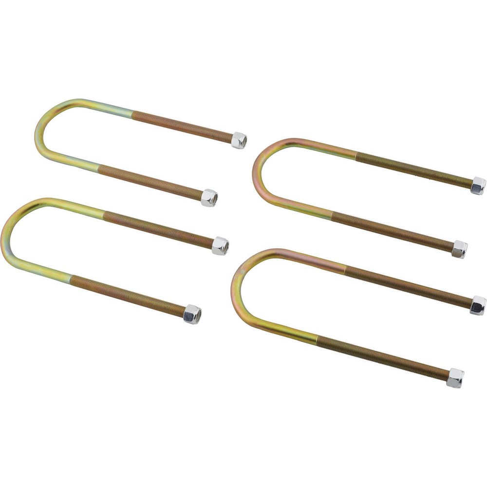 Universal Leaf Spring Lowering Block Kit 2" Drop with U-Bolts & Hardware