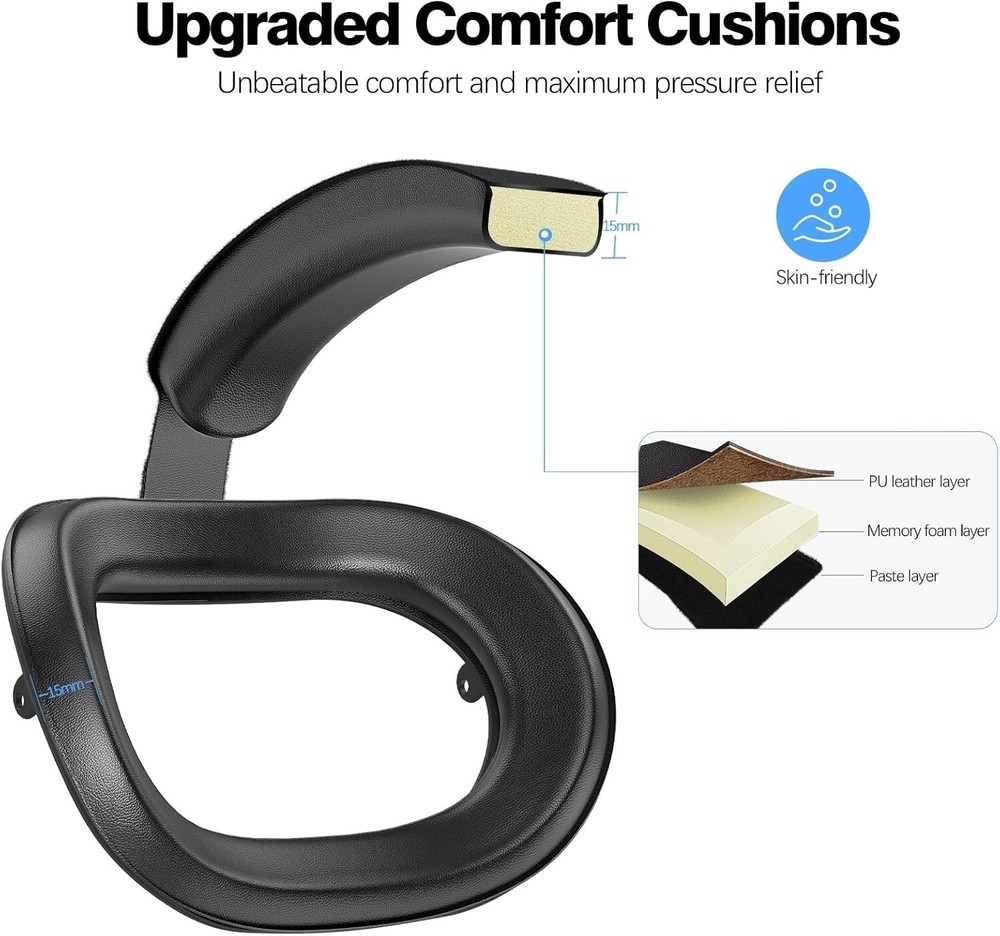 Head Strap for Meta Quest 3S Adjustable T3 Elite HeadStrap Replacement Q3S White