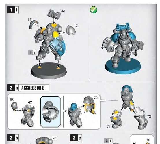 Warhammer 40K Space Marines - Primaris Aggressors *Singles*