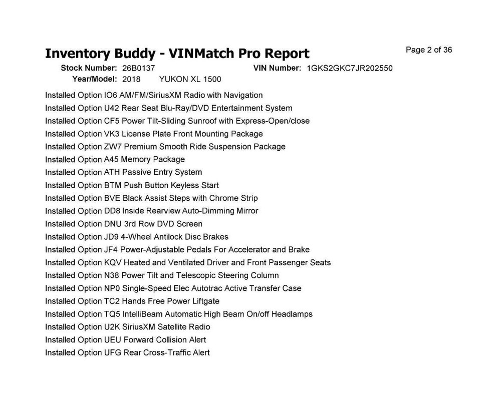 YUKONXL15 2018 Air Shutter 2124184