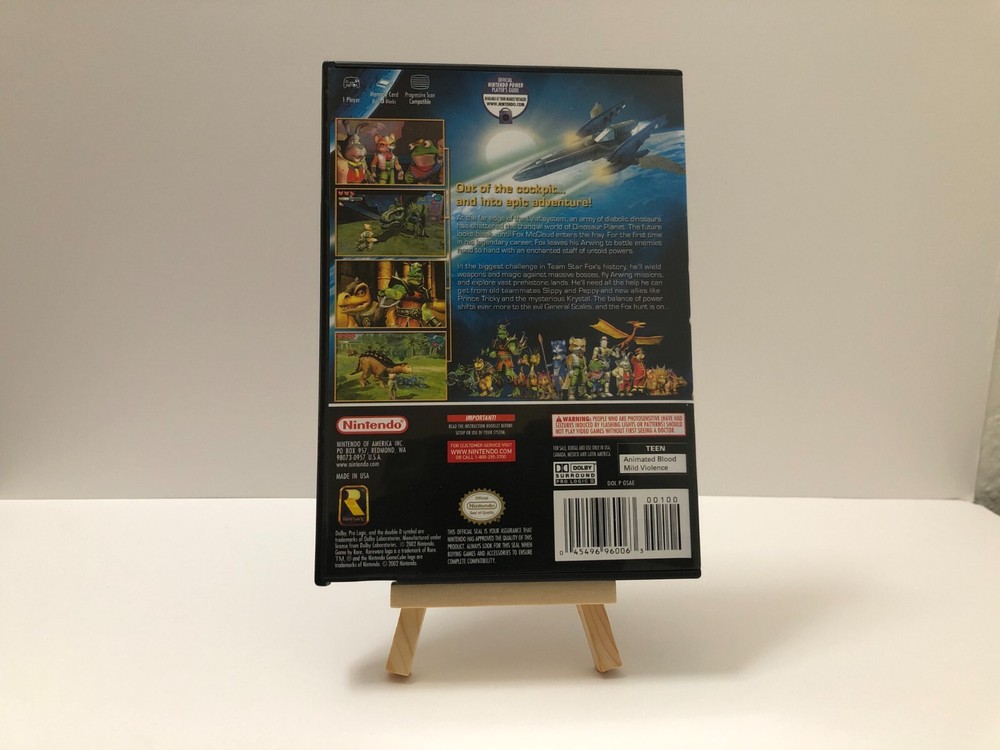Replacement GameCube Case for Star Fox Adventures